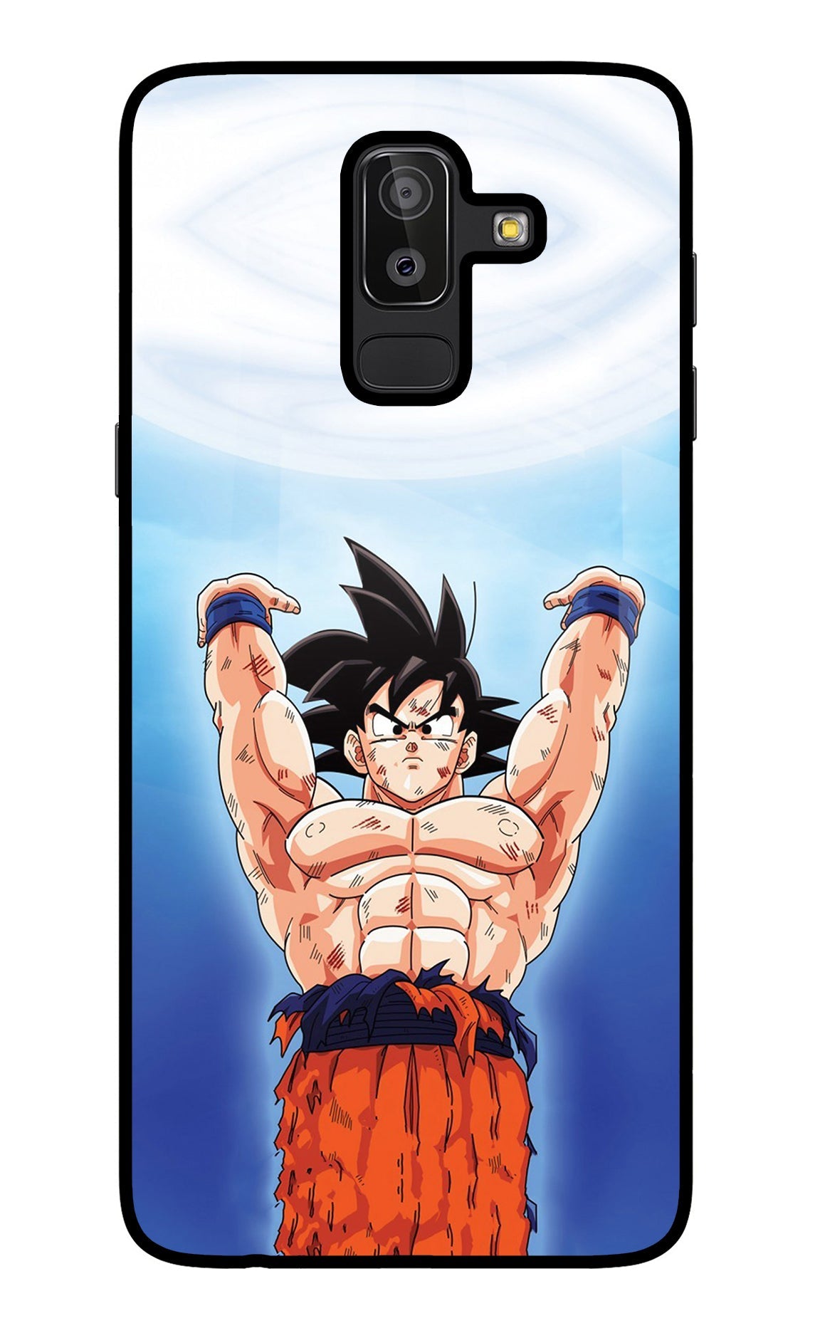 Goku Power Samsung J8 Back Cover