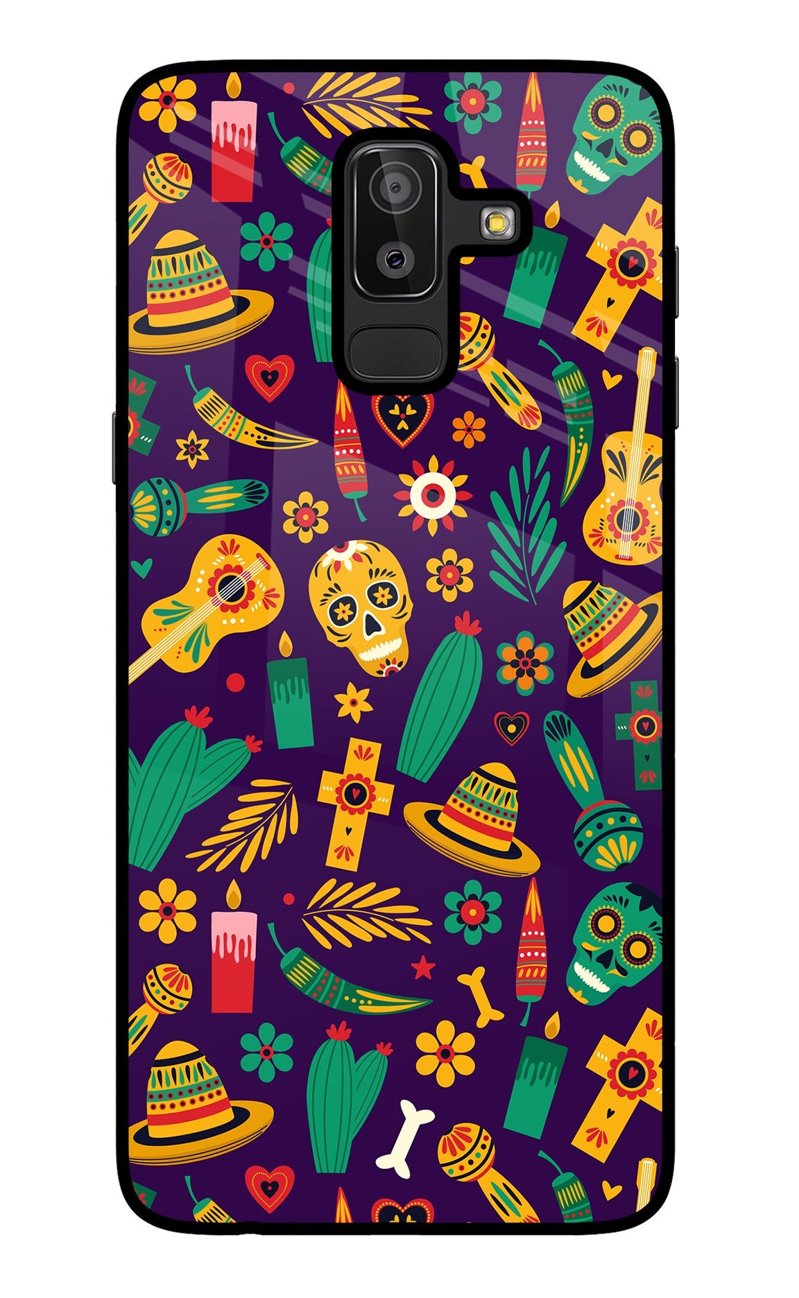 Mexican Artwork Samsung J8 Back Cover