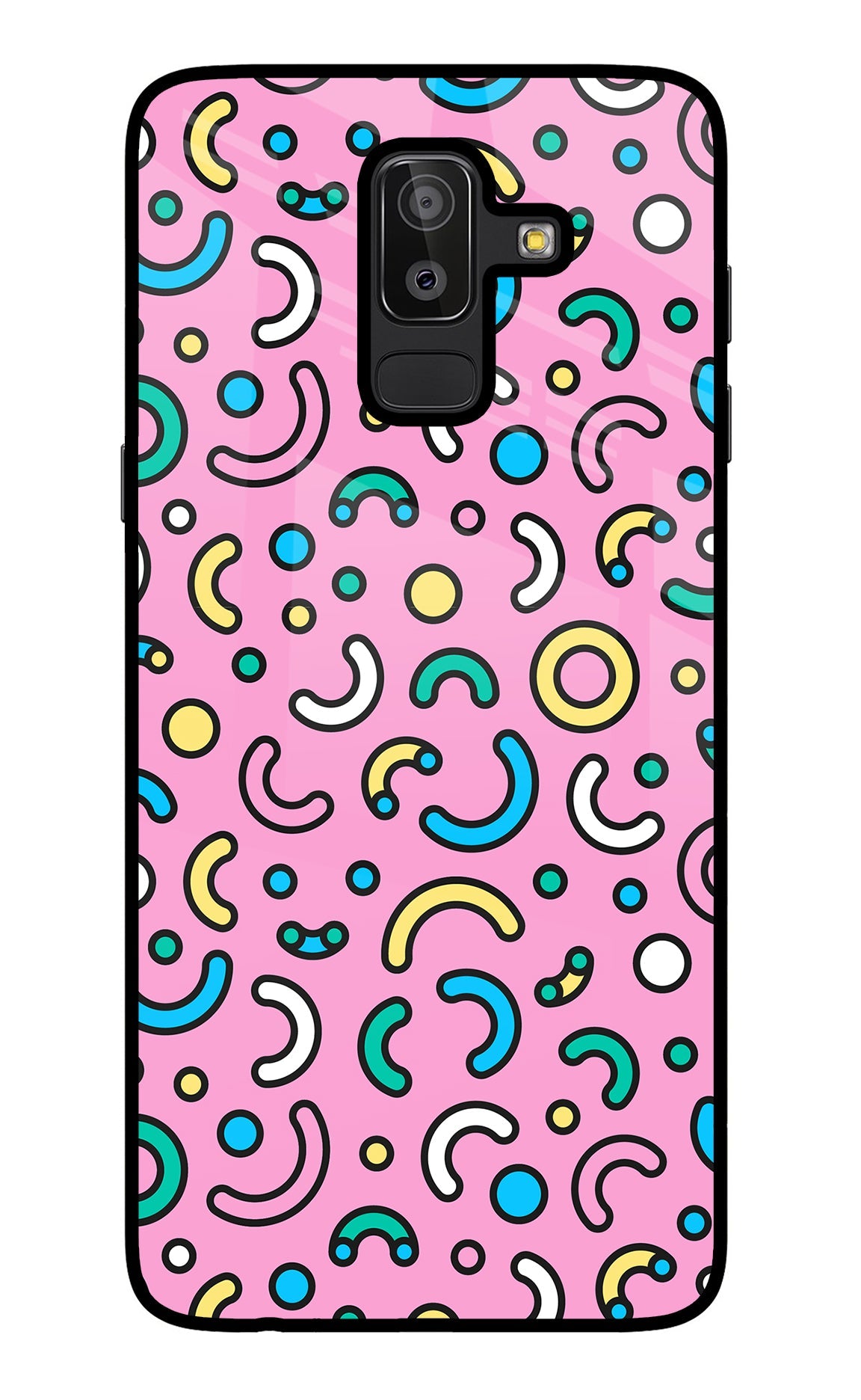 Memphis Design Samsung J8 Back Cover