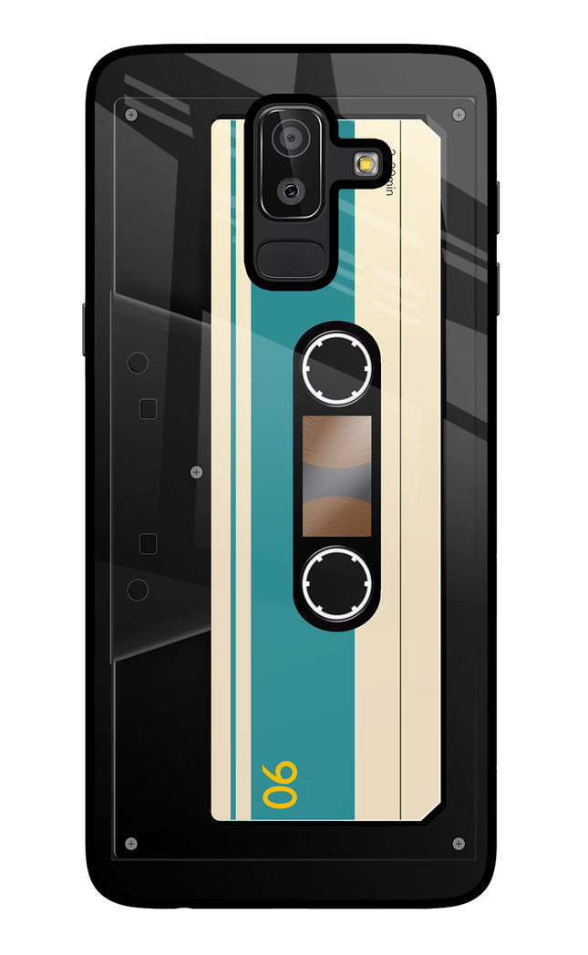 Cassette Samsung J8 Glass Case Back Cover by Casekaro