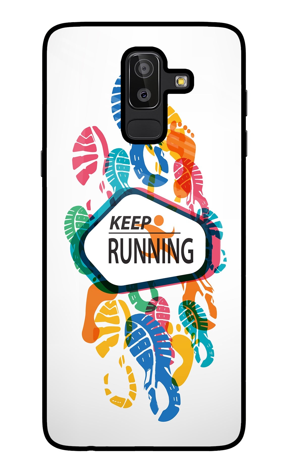 Keep Running Samsung J8 Back Cover