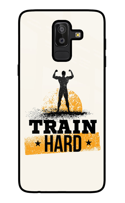 Train Hard Samsung J8 Glass Case