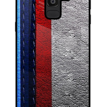 BMW Stripes Samsung J8 Glass Case