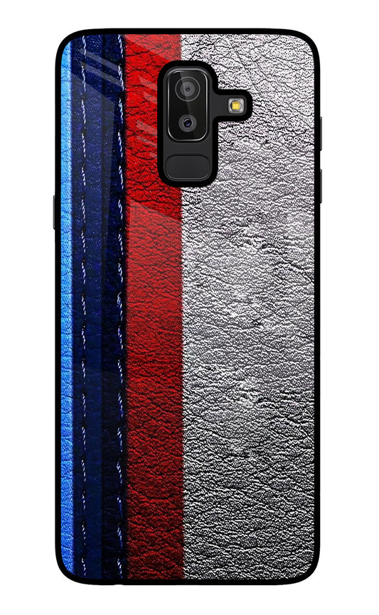 BMW Stripes Samsung J8 Glass Case