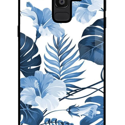 Fabric Art Samsung J8 Glass Case
