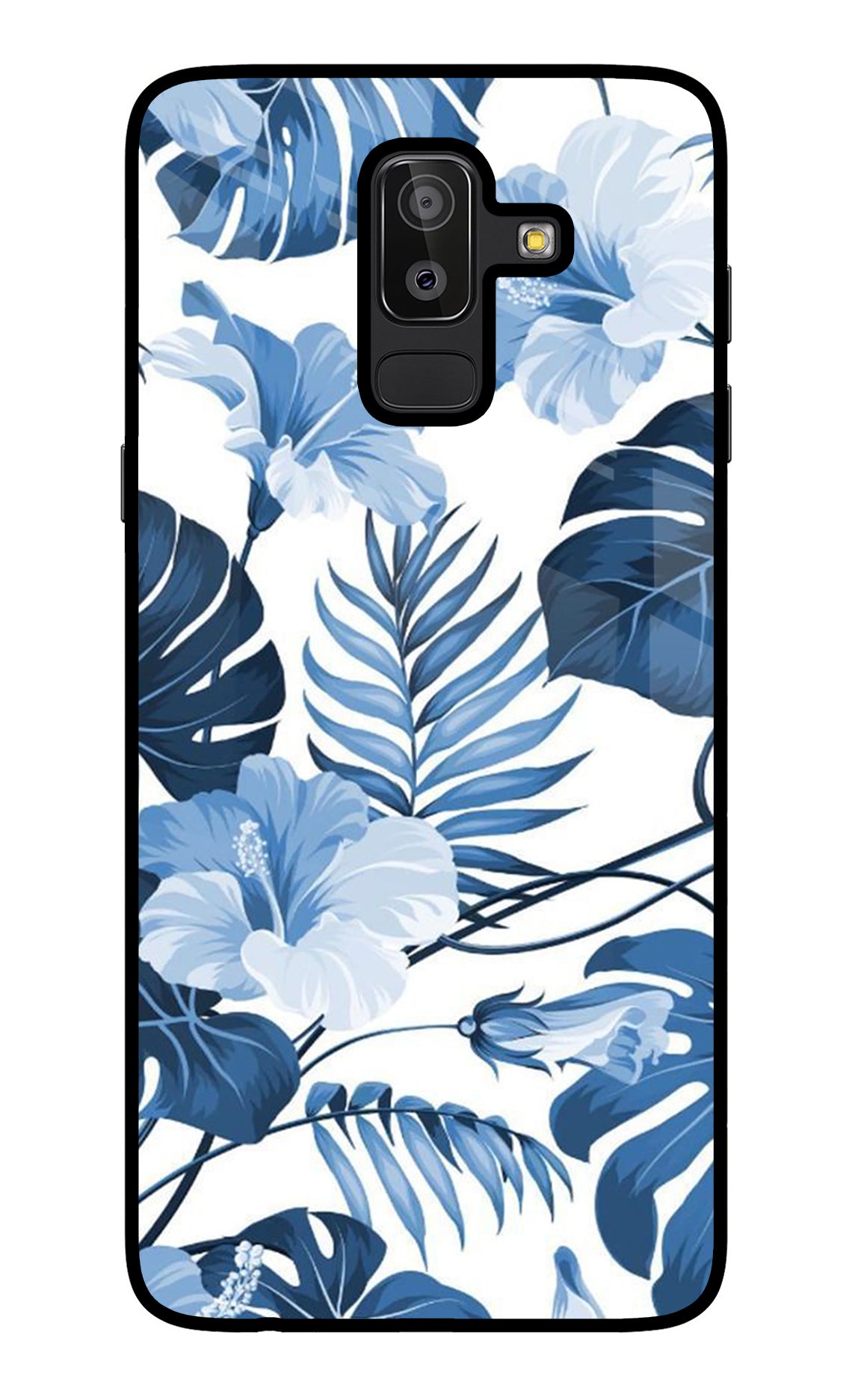 Fabric Art Samsung J8 Glass Case