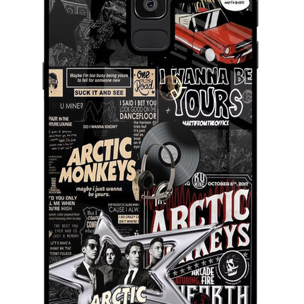 Arctic Monkeys Samsung J8 Glass Case