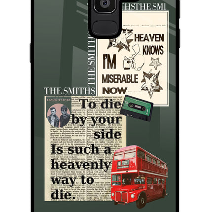 The Smiths Samsung J8 Glass Case