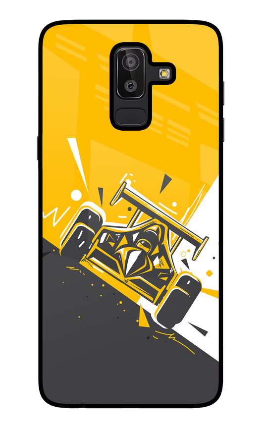 Track King Samsung J8 Glass Case