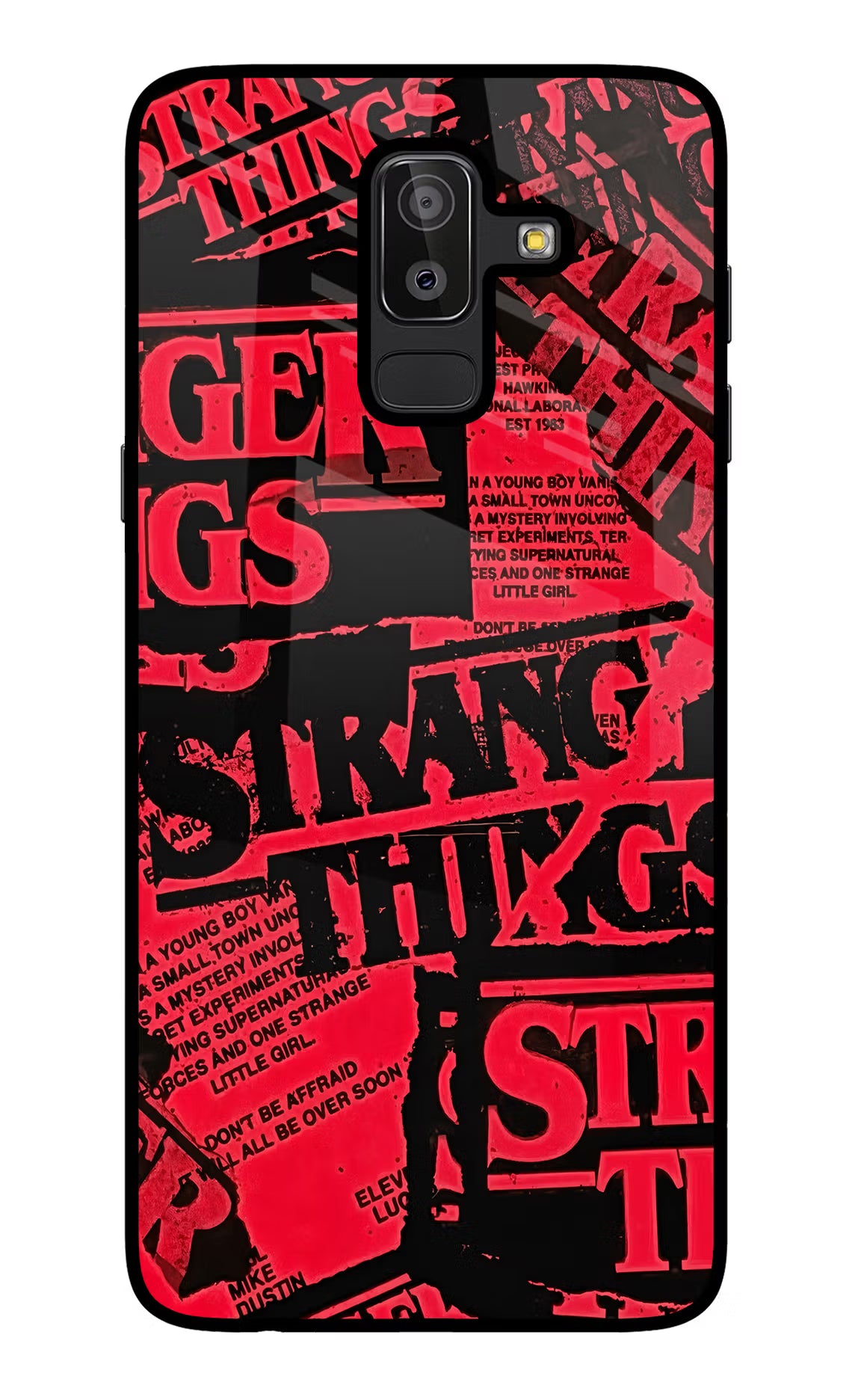 Ordinary Things Samsung J8 Glass Case Back Cover by Casekaro