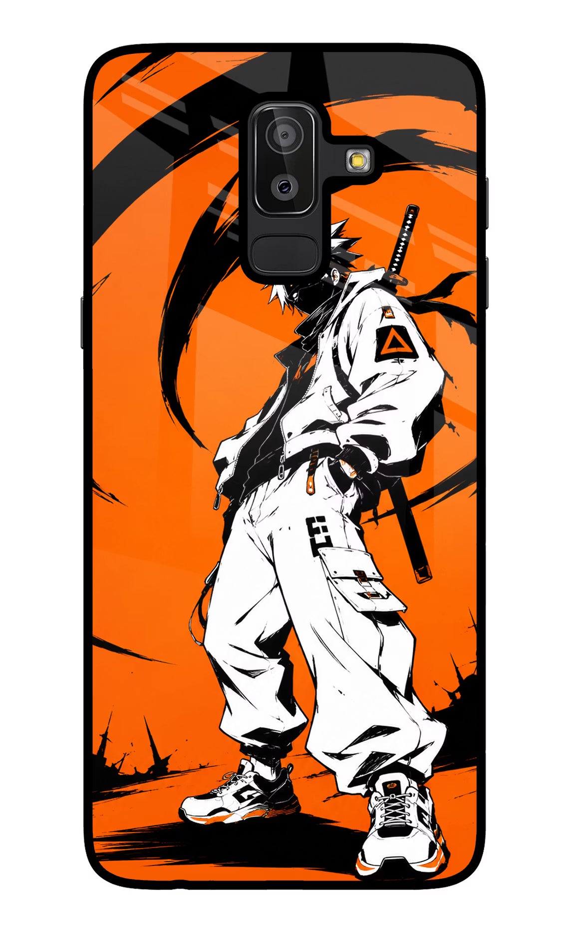 Street Samurai  Samsung J8 Glass Case