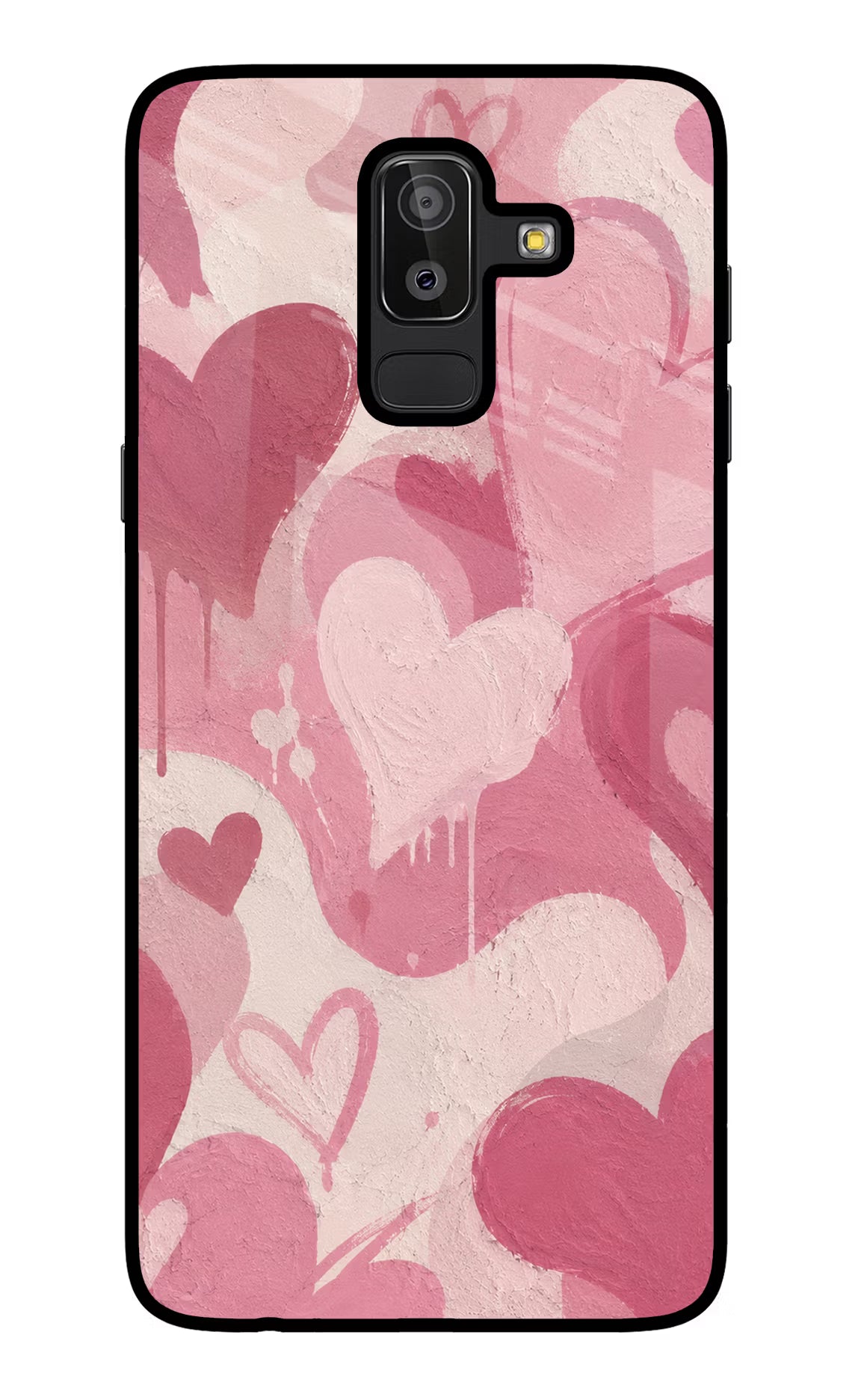 Hearty case Samsung J8 Glass Case