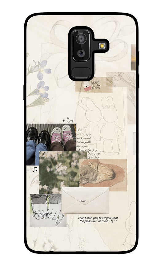 Soft Aesthetic Samsung J8 Glass Case