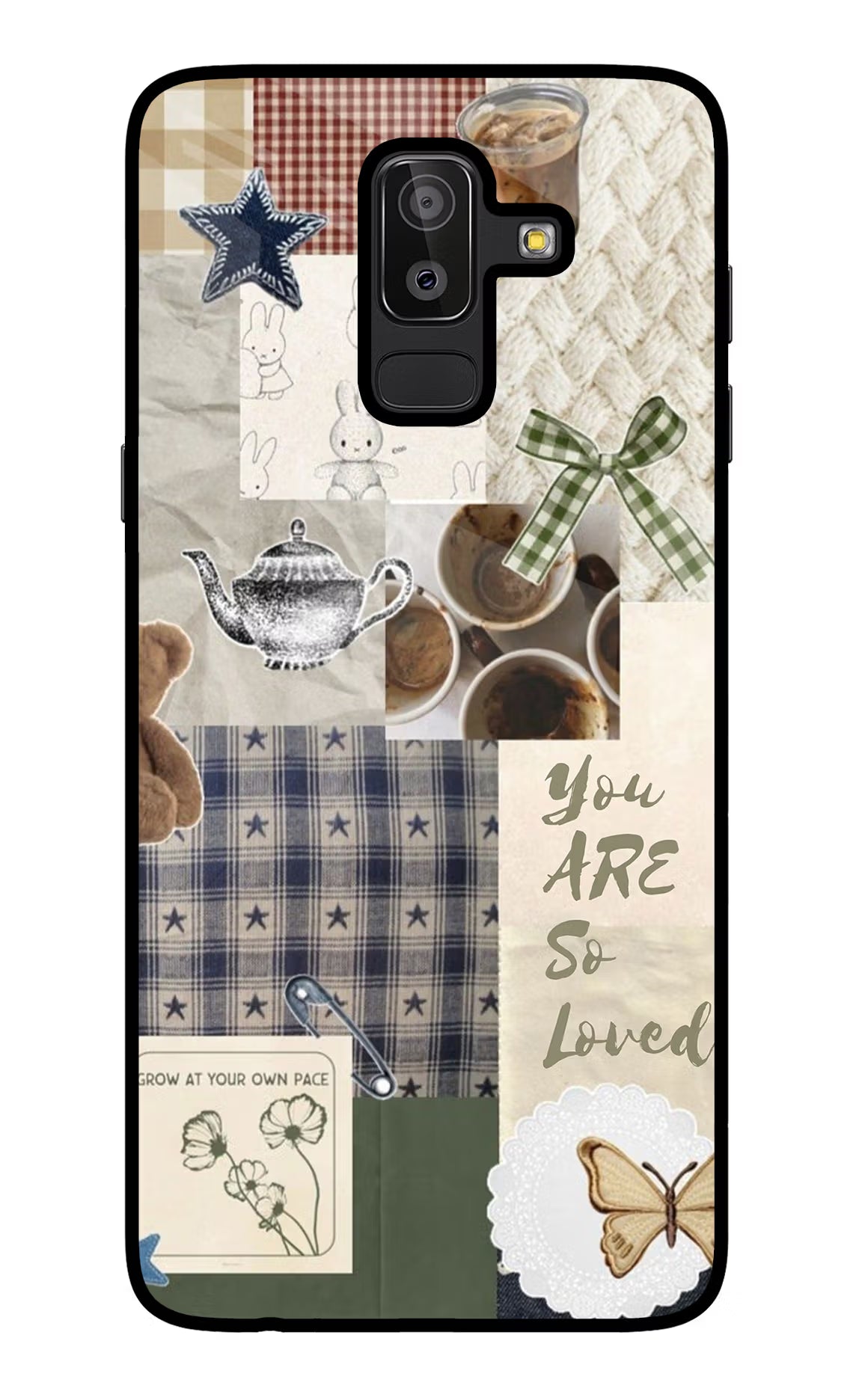 Cookie Samsung J8 Glass Case