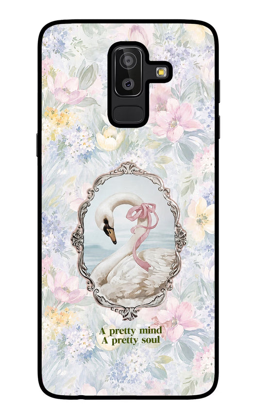 Pretty Mind Pretty Soul Samsung J8 Glass Case