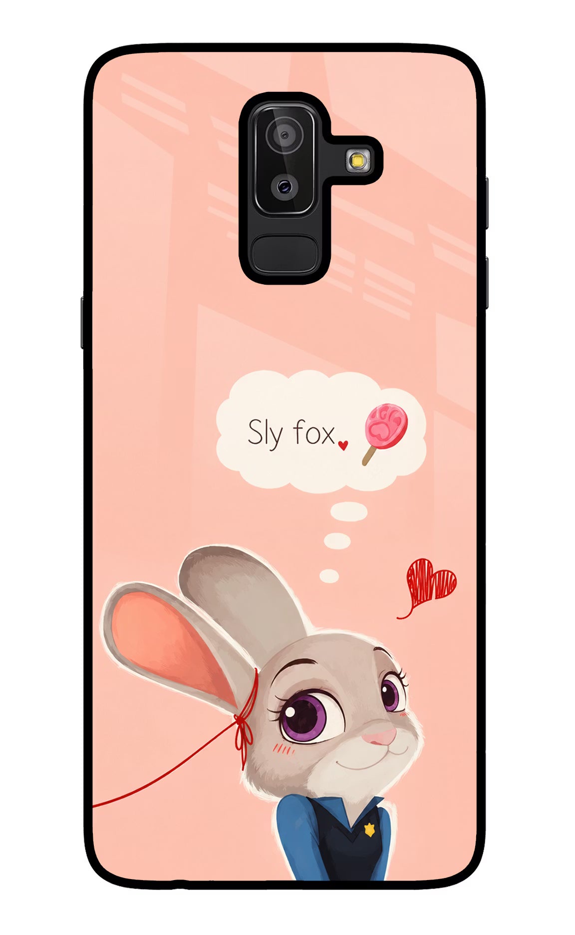 Judy Charm Samsung J8 Glass Case