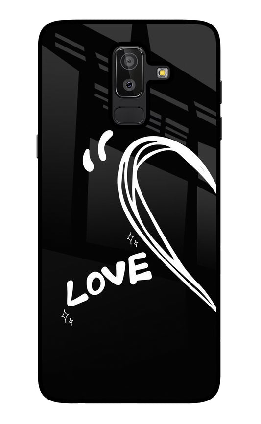 Love Line Samsung J8 Glass Case