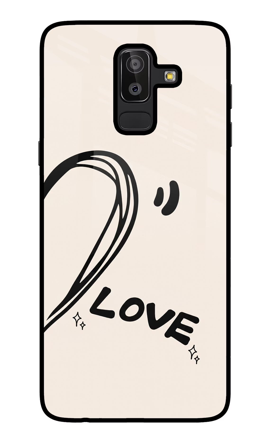 Soul Line Samsung J8 Glass Case