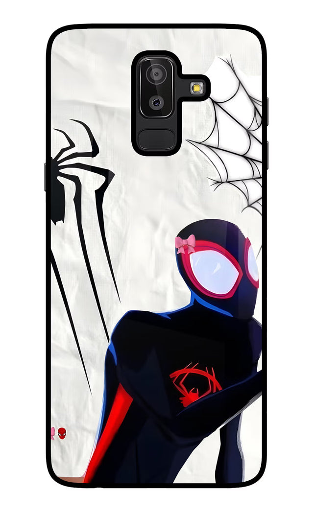 Miles Verse Samsung J8 Glass Case Back Cover by Casekaro