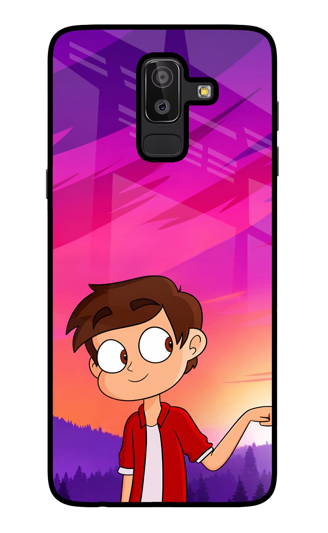 Marco Sunset Samsung J8 Glass Case