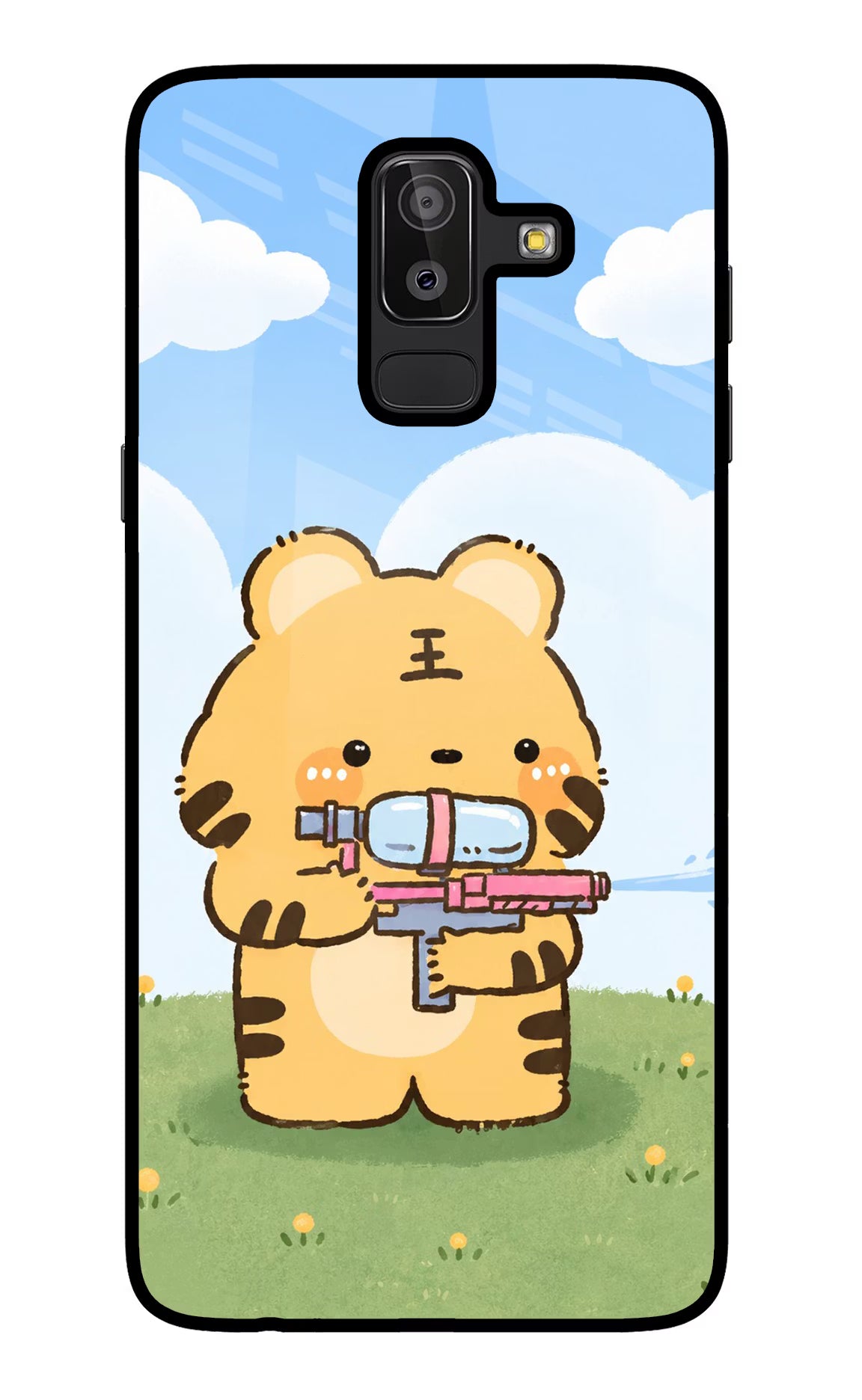 Tiger Treat Samsung J8 Glass Case