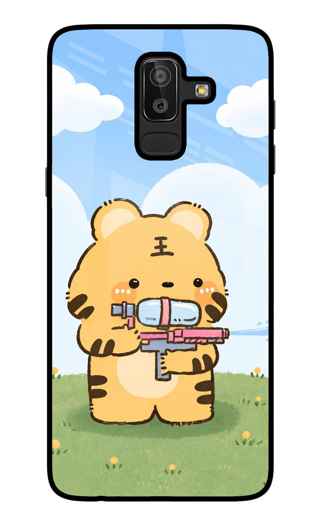 Tiger Treat Samsung J8 Glass Case