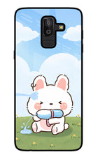 Bunny Treat Samsung J8 Glass Case