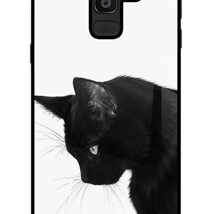 Shadow Gaze Samsung J8 Glass Case