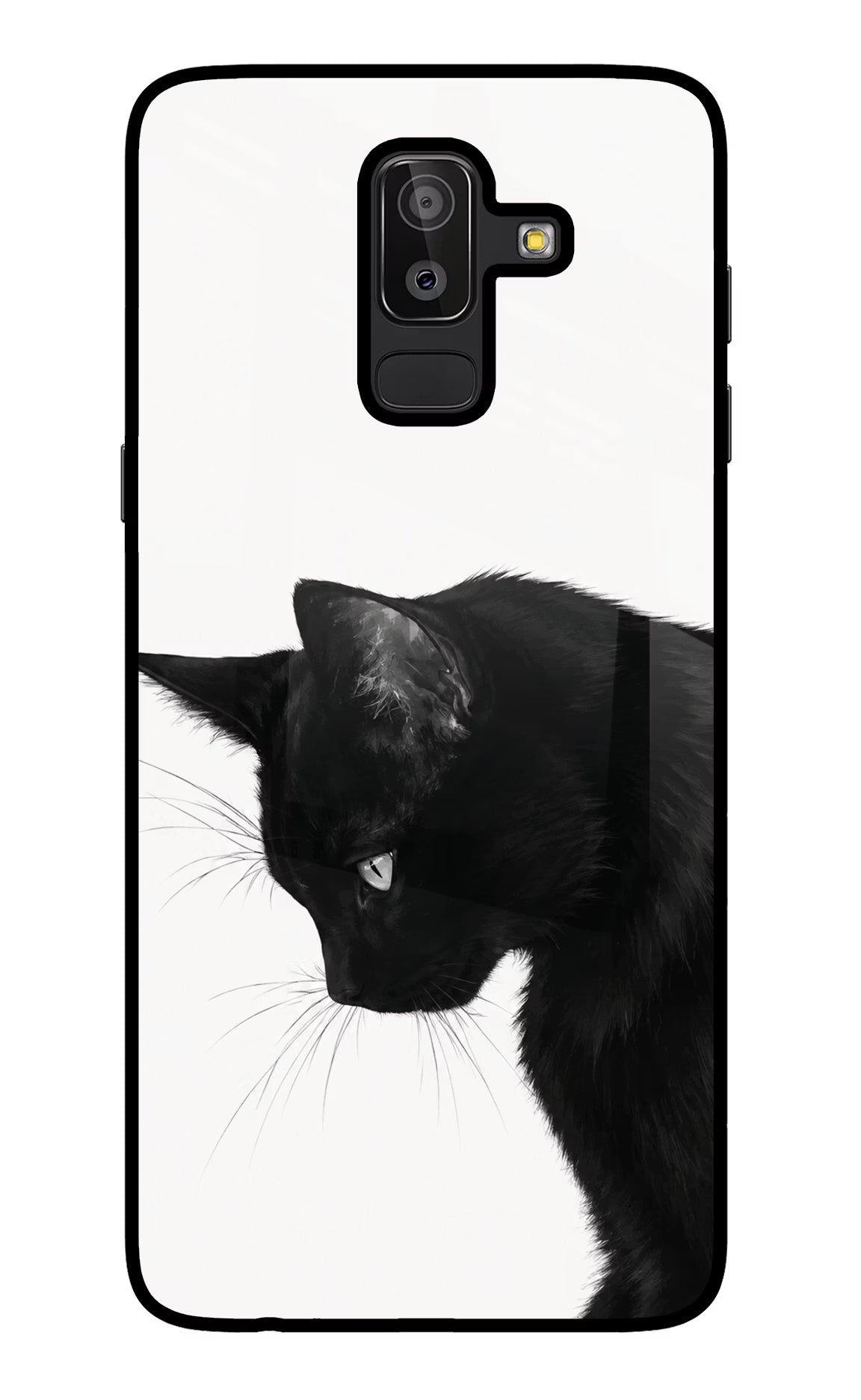 Shadow Gaze Samsung J8 Glass Case