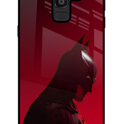 Dark Knight Samsung J8 Glass Case