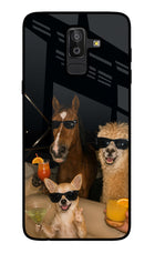 Party Squad Samsung J8 Glass Case