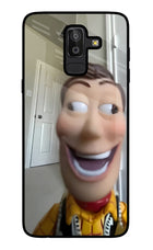 Side Eye Woody Samsung J8 Glass Case