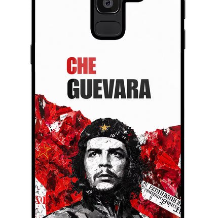 Che Guevara Revolution Samsung J8 Glass Case