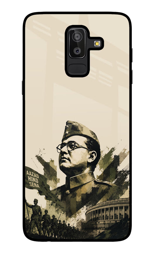 Netaji Rising Samsung J8 Glass Case