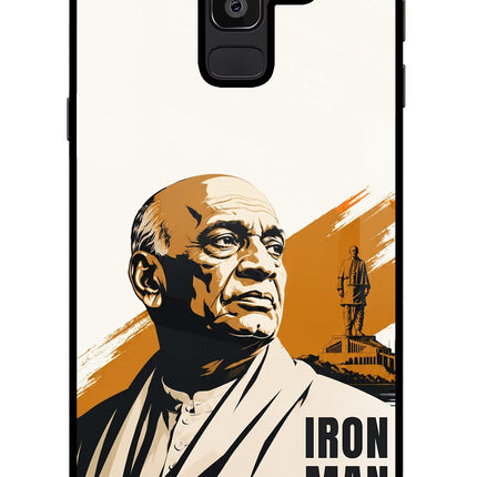 Sardar Patel Iron Will Samsung J8 Glass Case