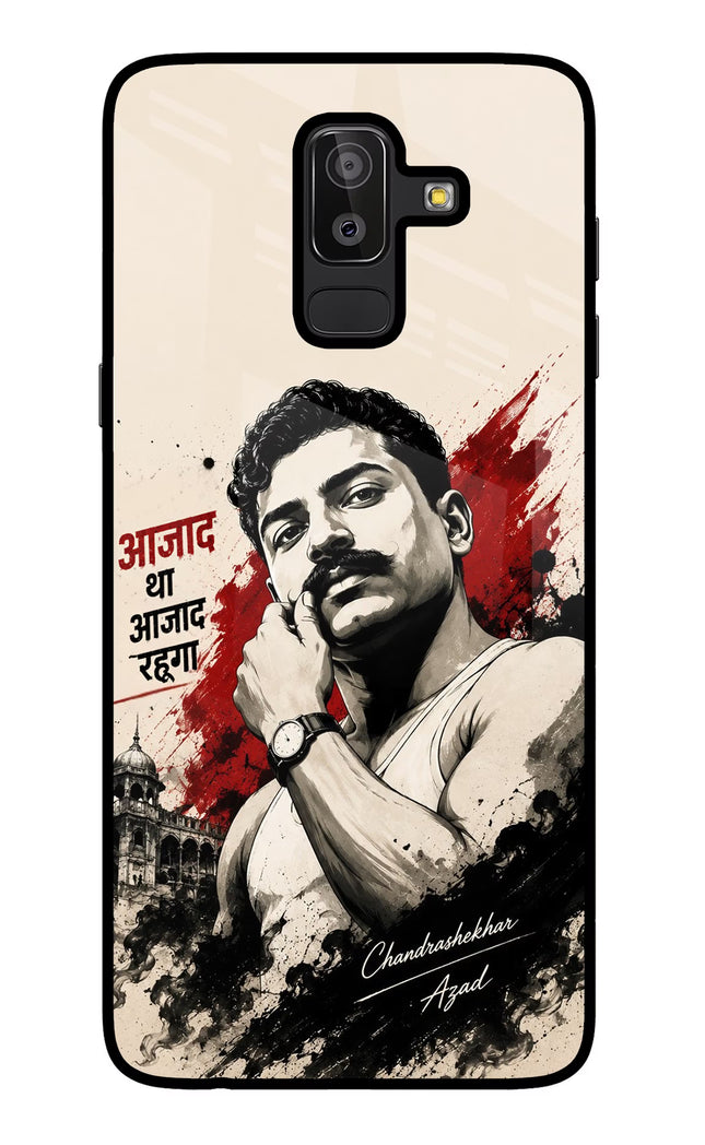 Chandrashekhar Azad Fearless Samsung J8 Glass Case