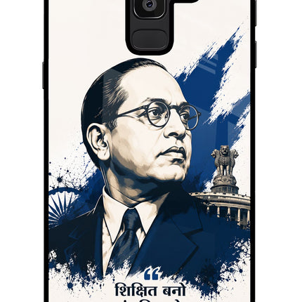 Dr. Ambedkar Visionary Samsung J8 Glass Case