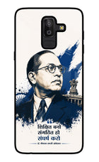 Dr. Ambedkar Visionary Samsung J8 Glass Case