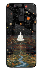Space Monk Samsung J8 Glass Case