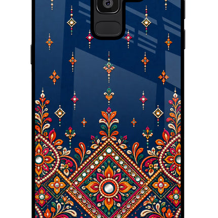 Neel Noor Samsung J8 Glass Case