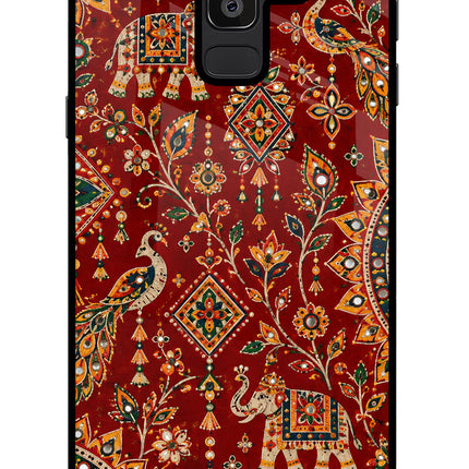Laal Riwaaz Samsung J8 Glass Case