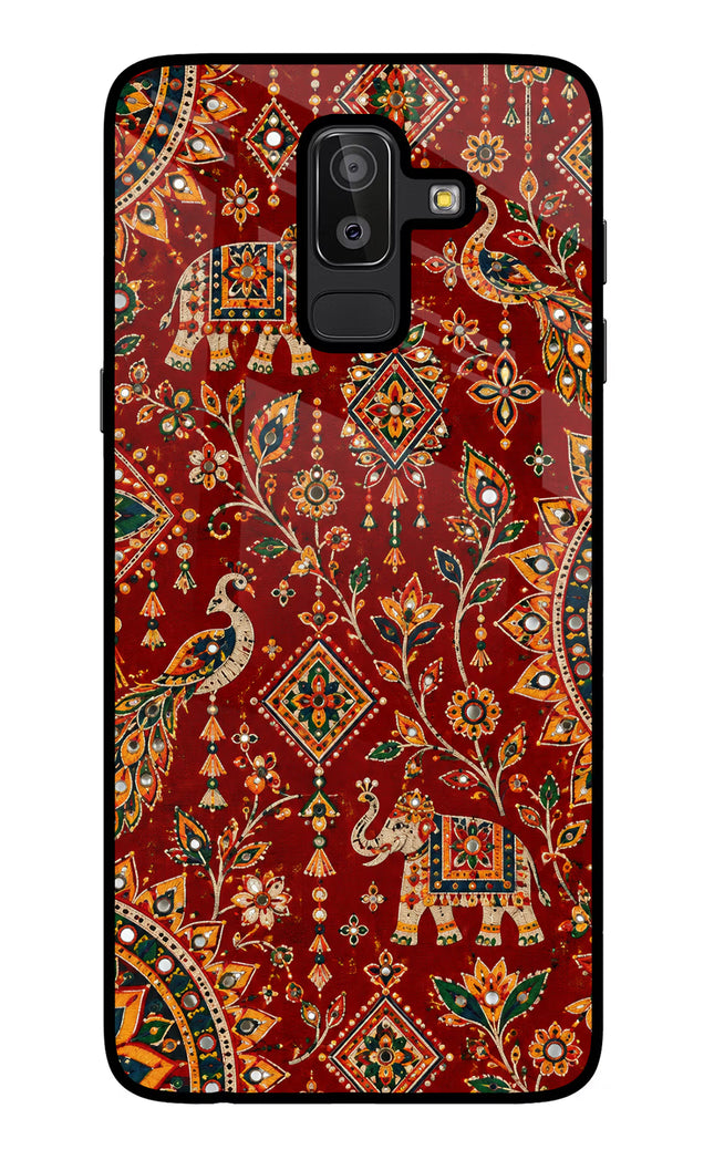 Laal Riwaaz Samsung J8 Glass Case