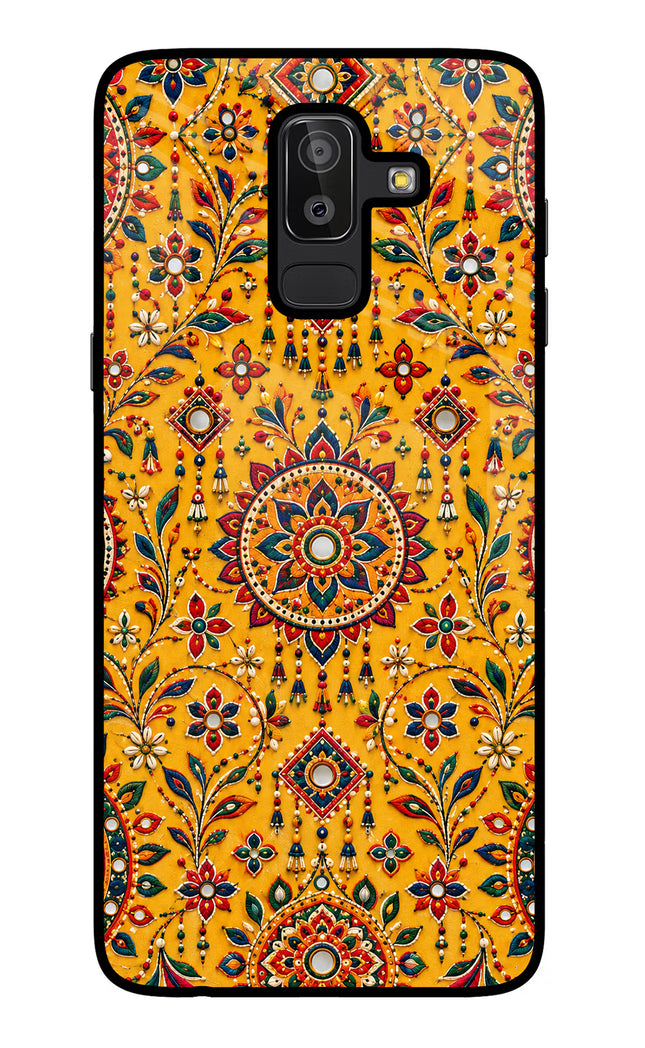 Sunlit Aura Samsung J8 Glass Case