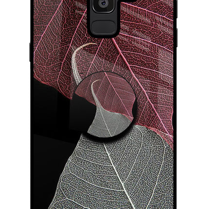 Leaf Pattern Samsung J8 Pop Case by Casekaro