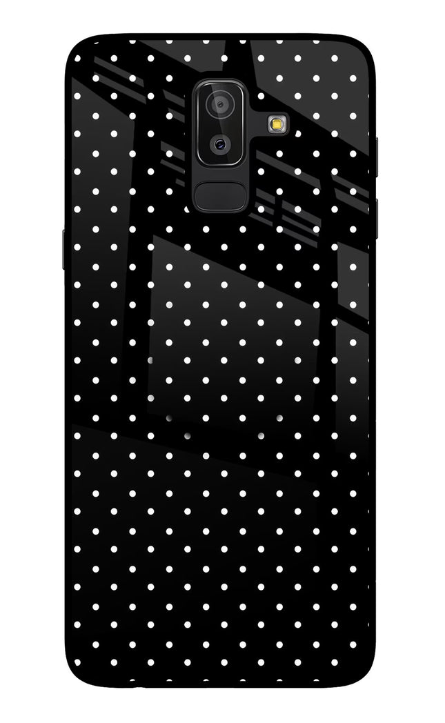 White Dots Samsung J8 Pop Case by Casekaro