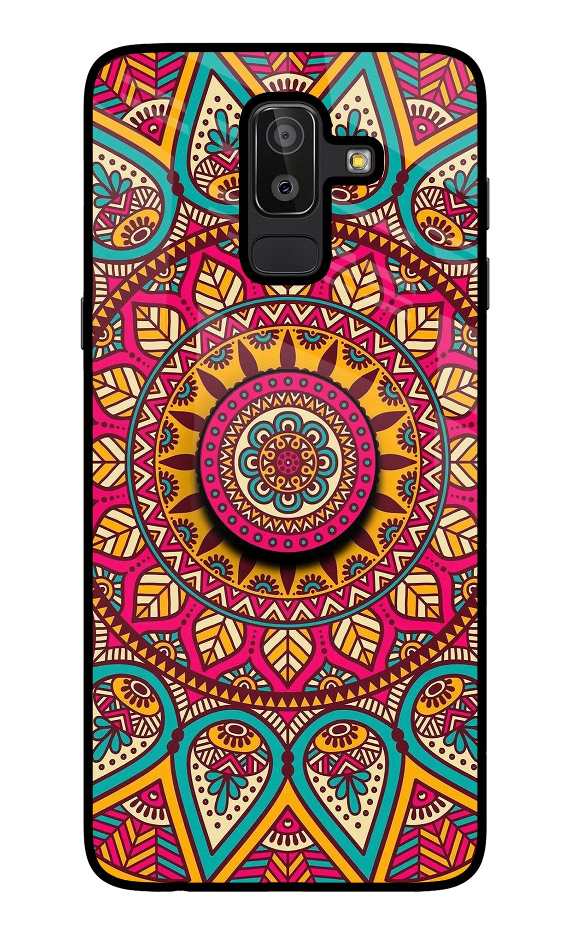 Mandala Samsung J8 Pop Case by Casekaro