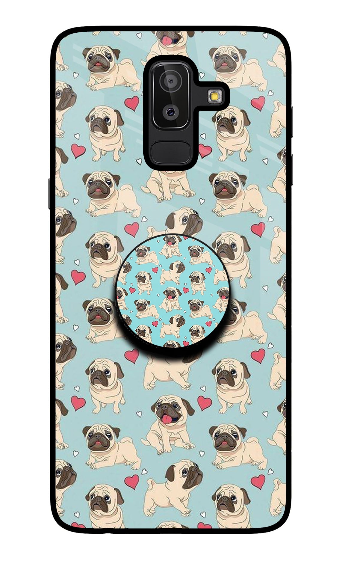 Pug Dog Samsung J8 Pop Case