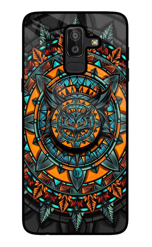 Angry Owl Samsung J8 Glass Case