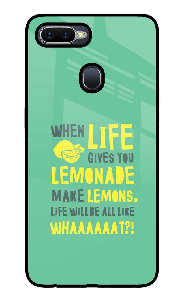 Quote Oppo F9/F9 Pro Glass Case Back Cover by Casekaro