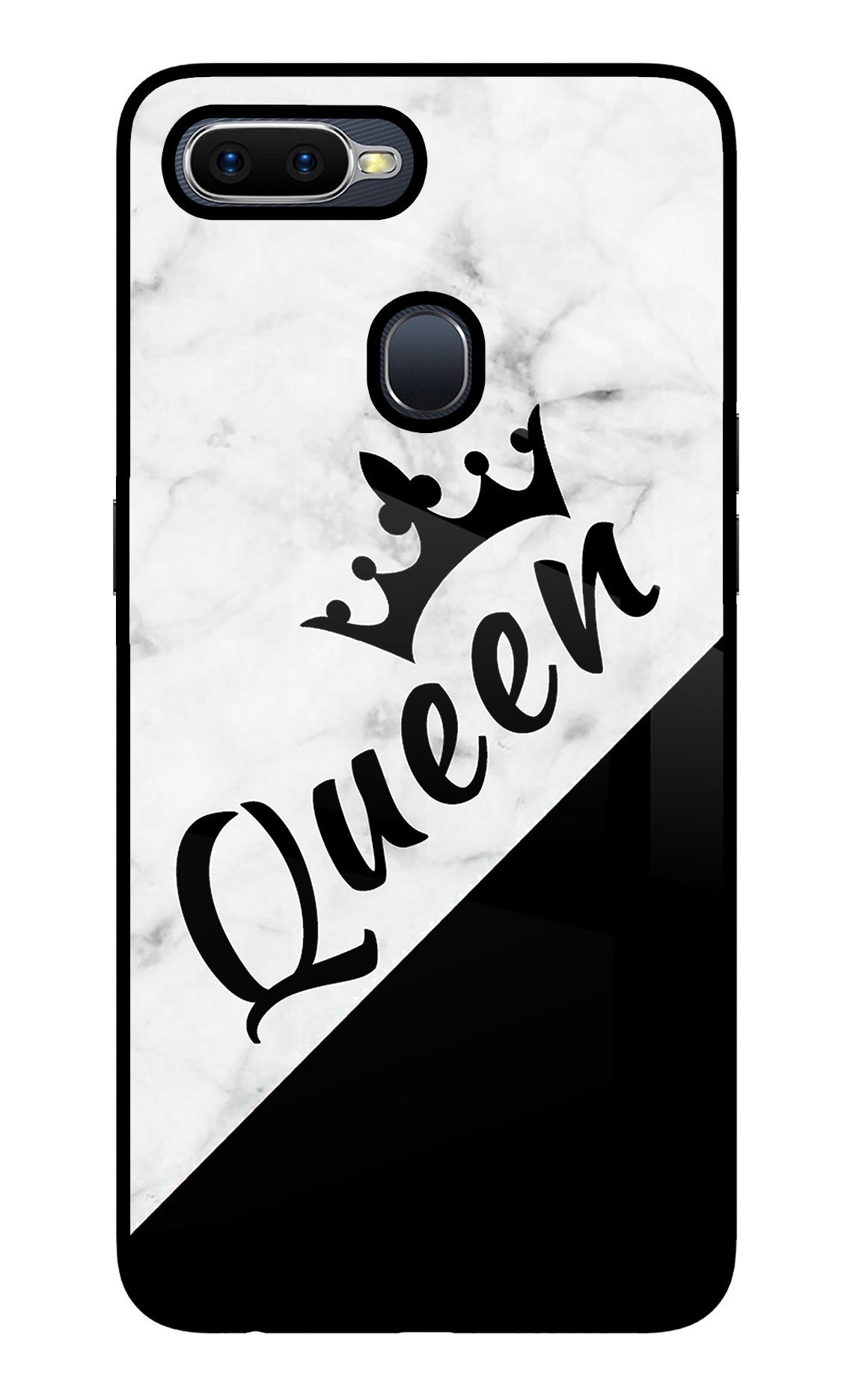 Queen Oppo F9/F9 Pro Glass Case